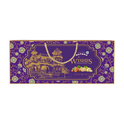 Nutraj: Wishes Floral Majesty    600gm Diwali Gift Box