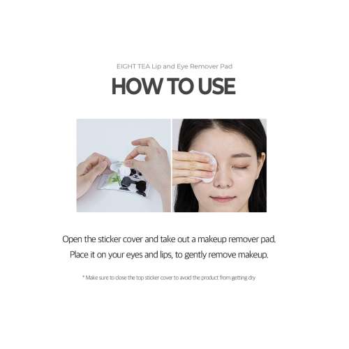 Beauty of Majesty: Eight Tea Lip And Eye Remover Pad   55gm 30sheets
