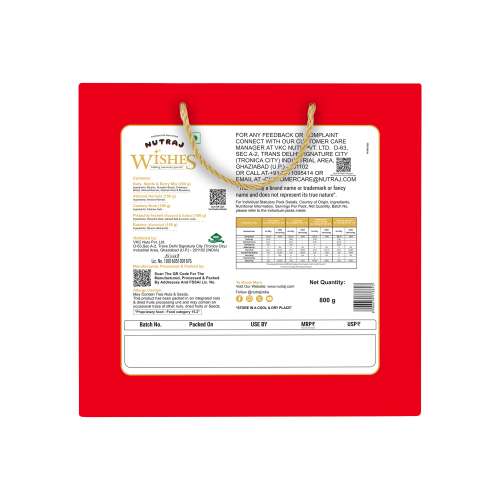 Nutraj: Wishes Healthy Bloom   800gm Diwali Gift Box