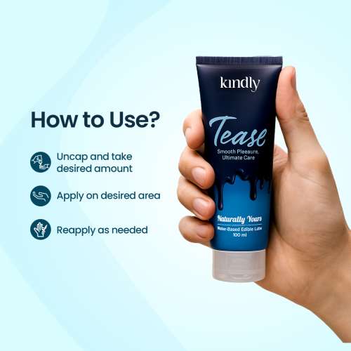 Kindly Health: Tease Natural Lubes for Men   100ml 