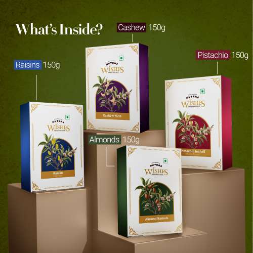 Nutraj: Wishes Royal Blossom   600gm Diwali Gift Box