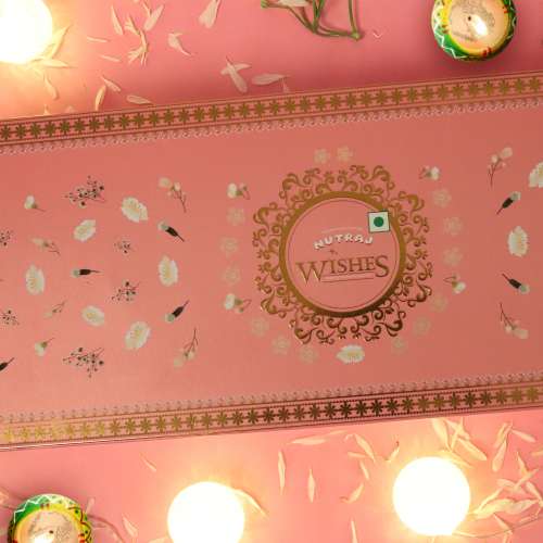 Nutraj: Wishes Roseate Delight   1000gm Diwali Gift Box