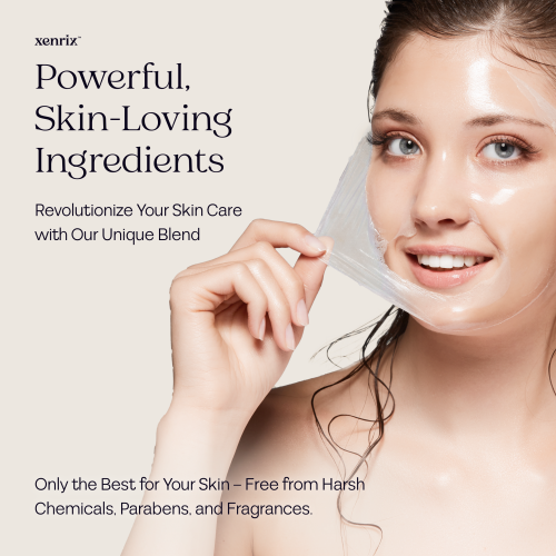 xenrix: Glowveil Bio-Collagen Deep Overnight Korean Face Mask   34gm  Pack of 4