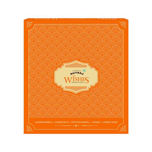 Nutraj: Wishes Healthy Goodness    500gm Diwali Gift Box