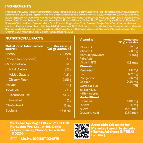 Proathlix: Proathlix Protein Bar  Mixed Flavour 50gm   Pack of 12 