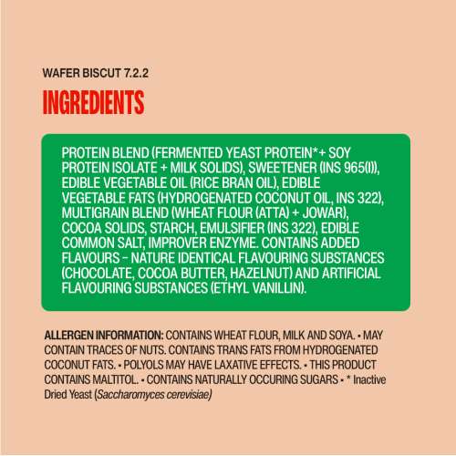 SuperYou: Choco Hazelnut Protein Wafer Mini Bars   Pack Of 10