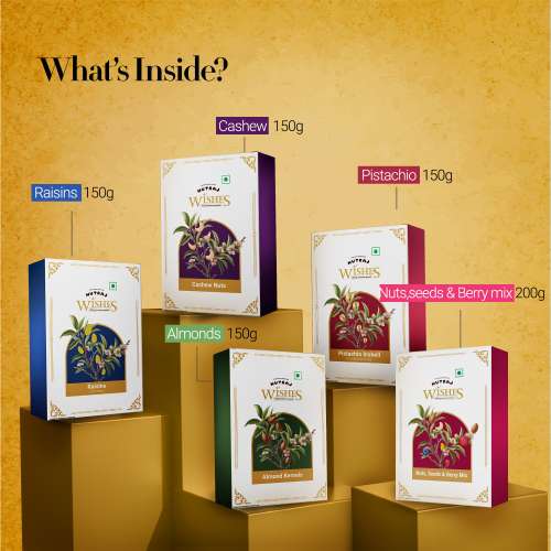 Nutraj: Wishes Healthy Bloom   800gm Diwali Gift Box