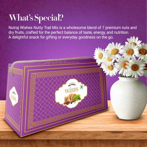 Nutraj: Wishes Nutty Trail    200gm Diwali Gift Box