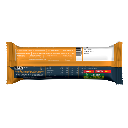 Proathlix: Proathlix Protein Bar Hazelnut    50gm   Pack of 12 