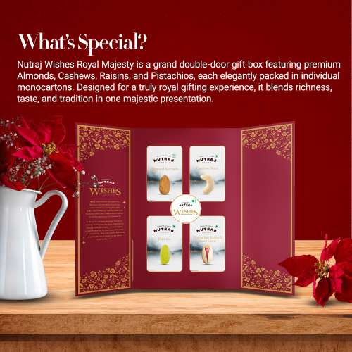 Nutraj: Wishes Royal Majesty    800gm Diwali Gift Box