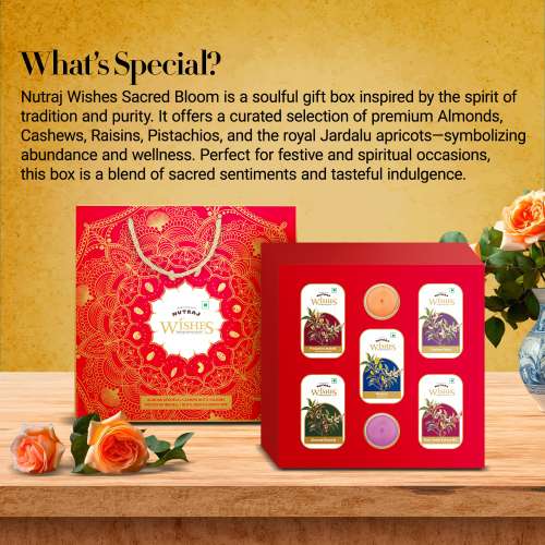 Nutraj: Wishes Healthy Bloom   800gm Diwali Gift Box