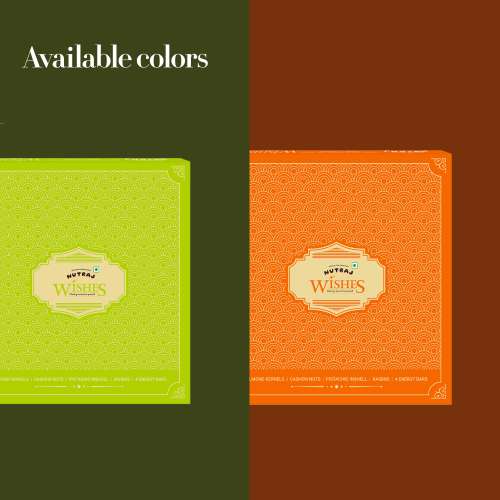 Nutraj: Wishes Healthy Goodness    500gm Diwali Gift Box