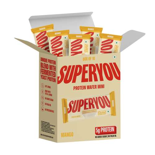 SuperYou: Mango  Mini Protein Chocolate   Pack Of 10