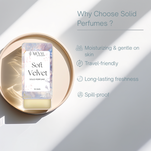 Mevyl: Soft Velvet Solid Perfume  10gm