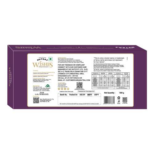 Nutraj: Wishes Valley of Warmth   500gm Diwali Gift Box
