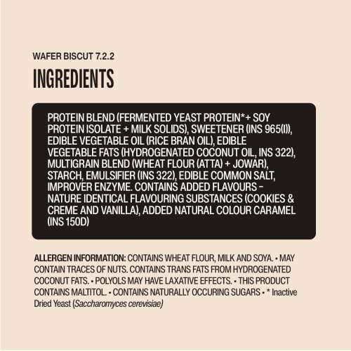 SuperYou: Cookies & Cream Protein Wafer Mini Bars   Pack Of 10