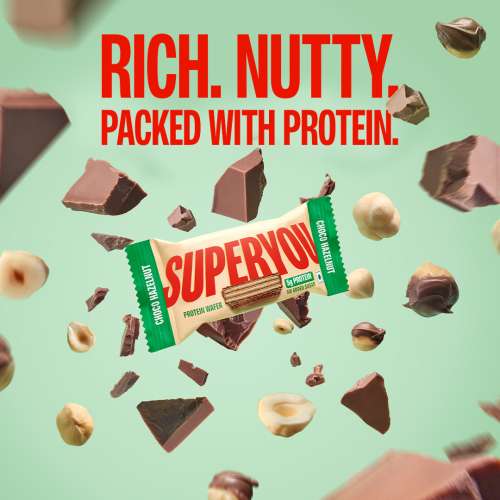 SuperYou: Choco Hazelnut Protein Wafer Mini Bars   Pack Of 10
