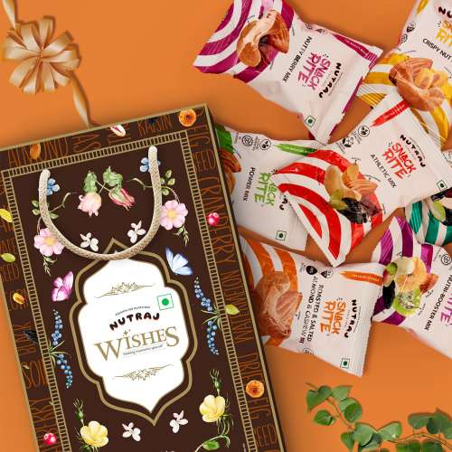 Nutraj: Wishes Nutty Delight   525gm Diwali Gift Box