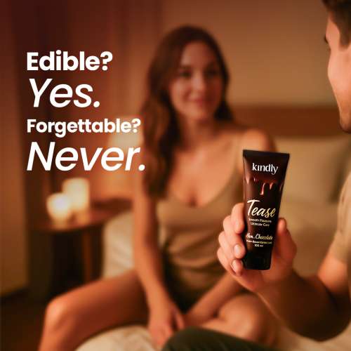 Kindly Health: Tease Chocolate Favoured Lubes for Men   100ml 