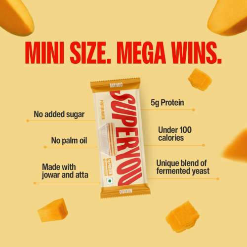SuperYou: Mango  Mini Protein Chocolate   Pack Of 10