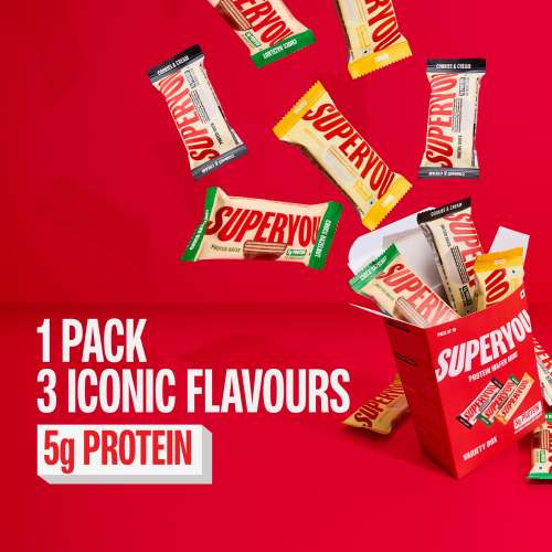 SuperYou: AssortedÂ Protein Wafer Mini Bars   Pack Of 10
