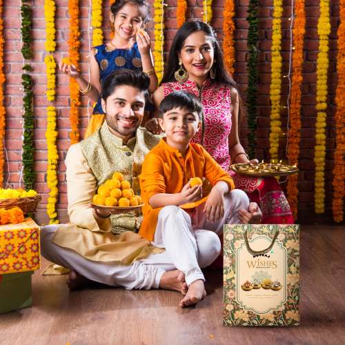 Nutraj: Wishes Royal Blossom   600gm Diwali Gift Box