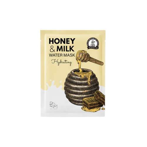 Beauty of Majesty: Honey And Milk Water Mask - Hydrating 25gm x 10ea