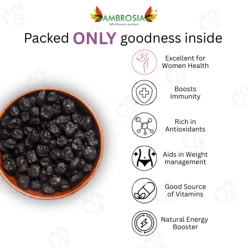 Ambrosia: Dried BlackCurrants Greek - 250gm Ambrosia: Dried BlackCurrants Greek - 250gm