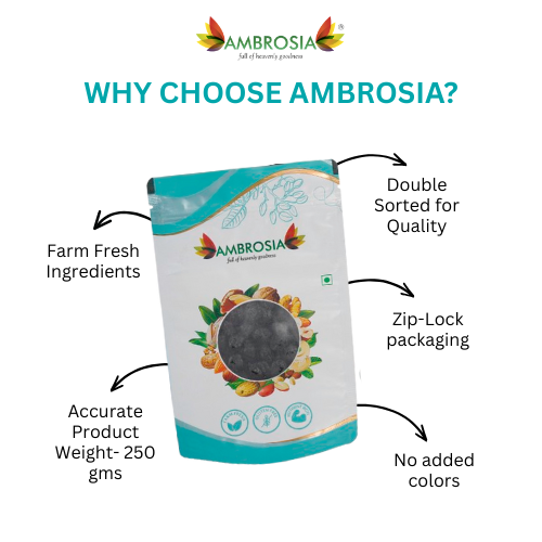 Ambrosia: Dried Blueberry - 250gm Ambrosia: Dried Blueberry - 250gm