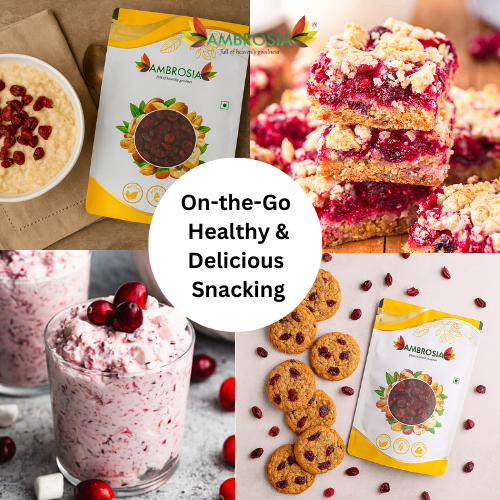 Ambrosia: Dried Cranberry- 250gm