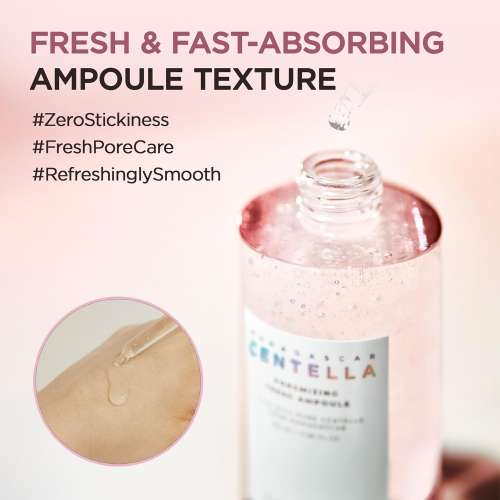 SKIN1004: Madagascar Centella Poremizing Fresh Ampoule  | Calming Care | Sensitive Skin | Hydrating | Glow Boost | 100ml