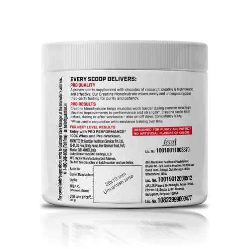 GNC: Pro Performance Creatine Monohydrate | Boosts Athletic Performance | 250gm