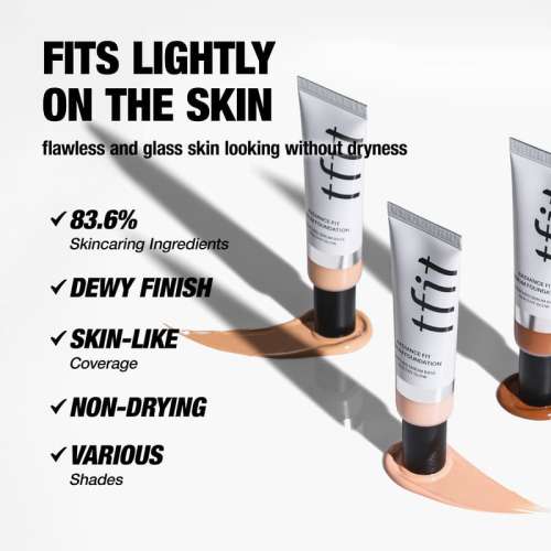 tfit: Radiance Fit Serum Foundation W08 Tan  30gm