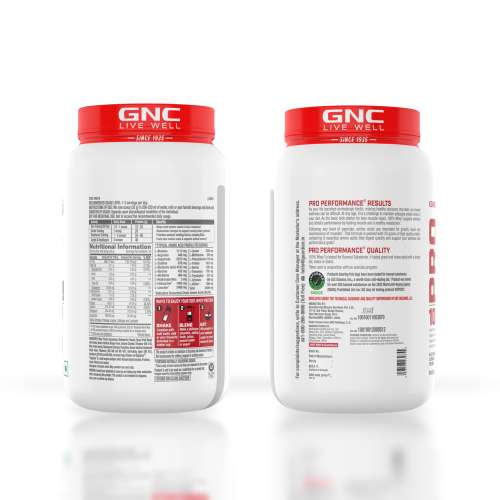 GNC: Pro Performance 100% Whey Protein Powder | Boosts Strength & Endurance | 24gm Protein | 5.5gm BCAA | Mango Smoothie | 2 lbs