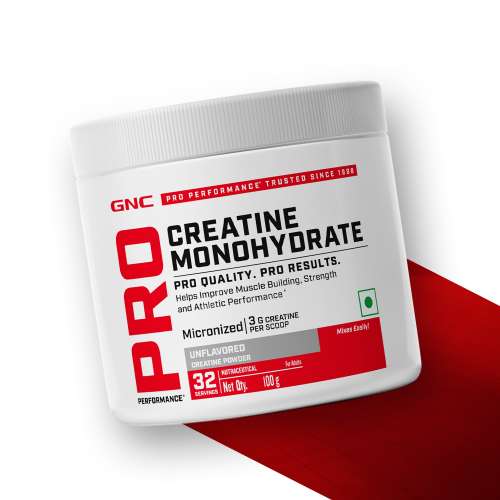 GNC: Pro Performance Creatine Monohydrate | Boosts Athletic Performance|  100gm GNC: Pro Performance Creatine Monohydrate | Boosts Athletic Performance|  100gm