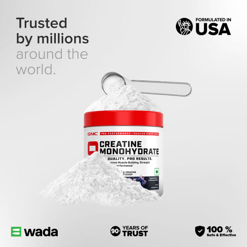 GNC: Pro Performance Creatine Monohydrate | 250gm | Blueberry