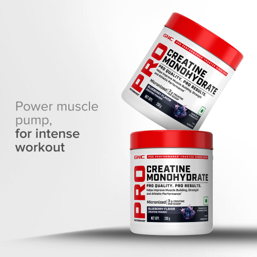 GNC: Pro Performance Creatine Monohydrate | 250gm | Blueberry