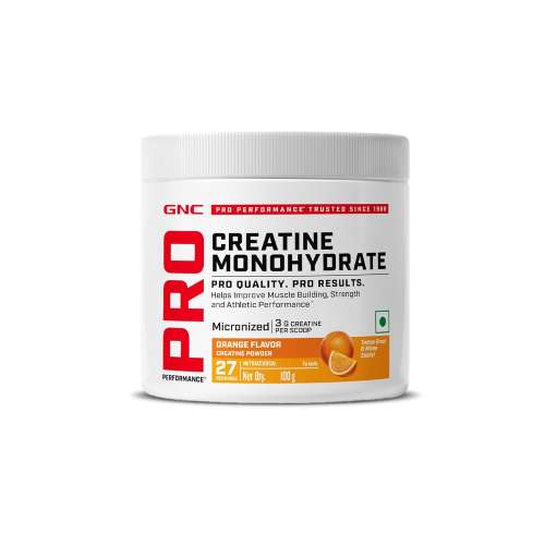 GNC: Pro Performance Pure Micronized Creatine Monohydrate | 100gm | Orange