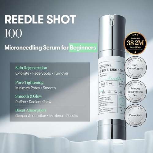 VT Cosmetics: Reedle Shot 100 | Micro-Needling | Skin Renewal | Pore Refinement | Daily Essence | 30ml