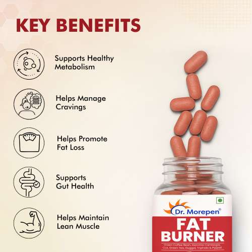 Dr. Morepen: Fat Burner Tablets - 60 Tablets