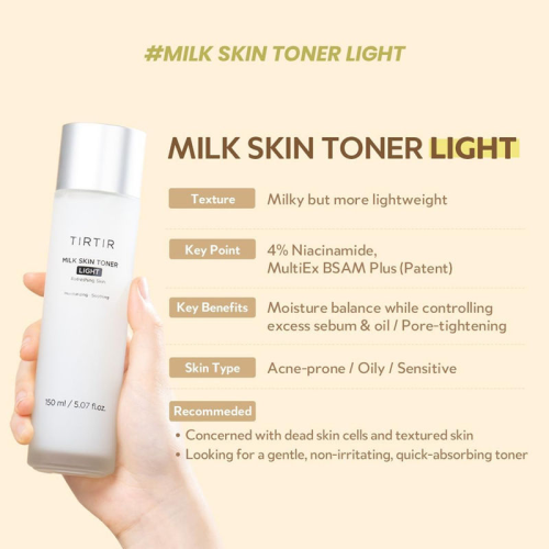 Tirtir: Milk Skin Toner Light 50ml