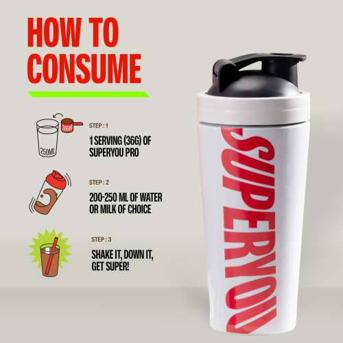 SuperYou: Pro Fermented Yeast Protein | 24g Protein| Coffee | Peak Absorption | Superior Muscle Recovery | Gut Friendly + 1Bn CFU Probiotics | PDCAAS of 1 - 1kg SuperYou: Pro Fermented Yeast Protein | 24g Protein| Coffee | Peak Absorption | Superior Muscle Recovery | Gut Friendly + 1Bn CFU Probiotics | PDCAAS of 1 - 1kg