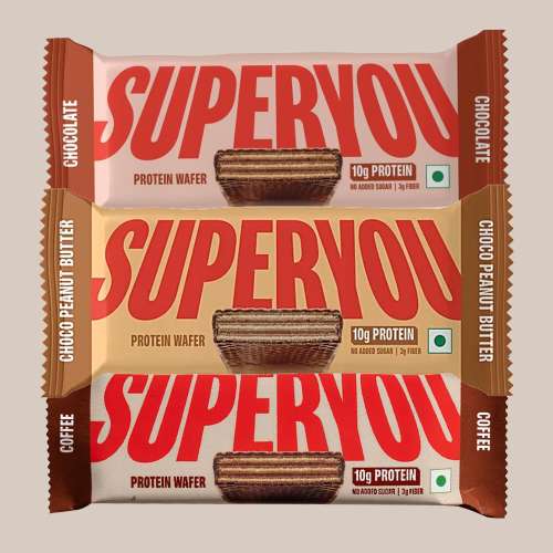 SuperYou: Triple Treat Protein Wafer Combo  Pack of 3