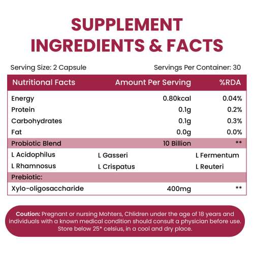 Vlado's Himalayan Organics: Vlado's Himalayan Organics Vaginal Probiotics for Women pH Balance with Prebiotics & Lactobacillus Probiotic Blend - Vaginal Health Supplement - I PromoteVaginal Odor & Vaginal Flora - 60 Veg Capsules