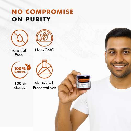 Dr. Morepen: Natural & Pure Himalayan Shilajit Resin - 126 gm