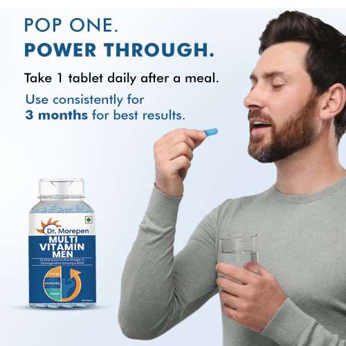 Dr. Morepen: Multivitamins For Men With Omega 3 & Herbs - 60 Tablets