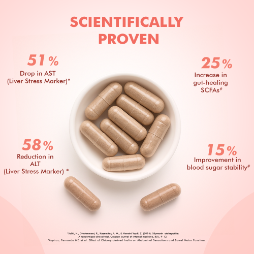 Dr. Morepen: Milk Thistle+ for Liver Detox, Protection & Enhancement - 60 Veg Capsules Pack of 2