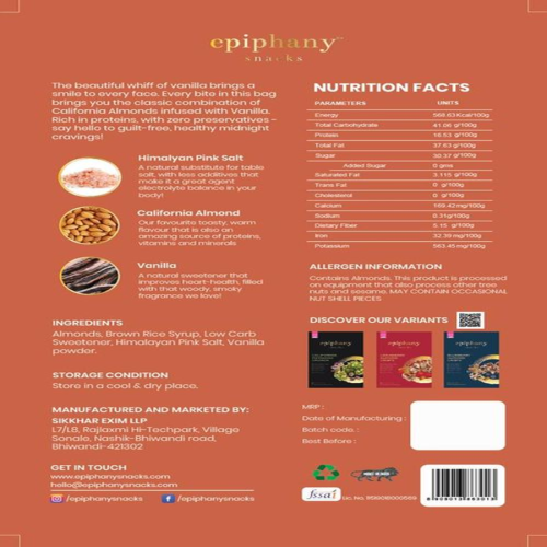 Epiphany: Cranberry Almond Crisps   85gm Epiphany: Cranberry Almond Crisps   85gm