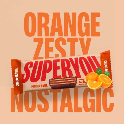 SuperYou: Choco Orange Protein Wafer Bars  Pack of 10
