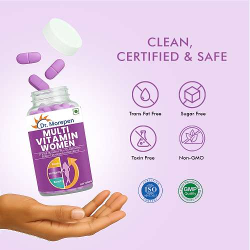 Dr. Morepen: Multivitamins For Women - Energy & Immunity Booster - 60 Tablets